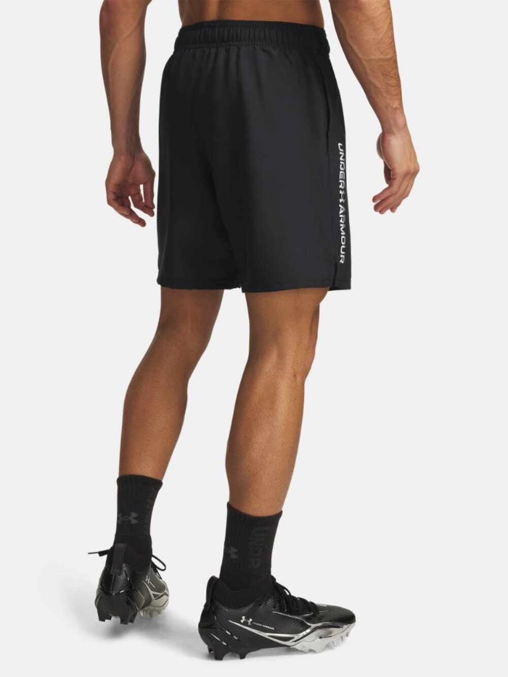 Men's Under Armour UA Tech Woven Wordmark Shorts Black Size XL